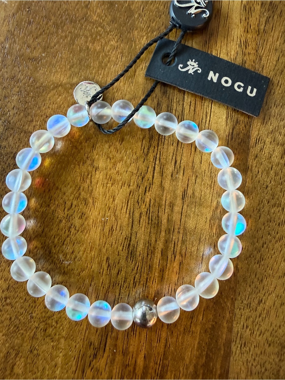 NOGU Iridescent Mermaid Bead Bracelet